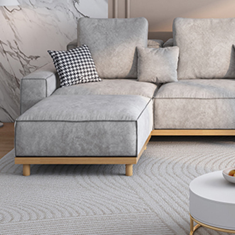 L-Shaped Reversible Sectional Sofas Living Room Durable Sectionals