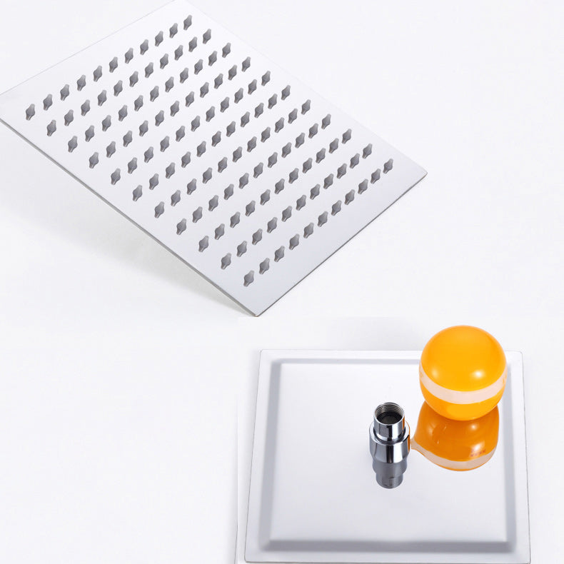 Modern Shower System Brass Adjustable Spray Pattern Ceiling Mounted Shower Combo