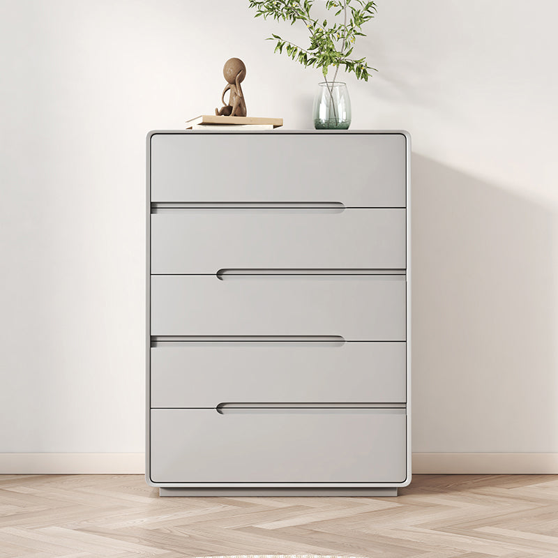Contemporary Storage Chest Dresser Solid Wood Dresser with Drawers