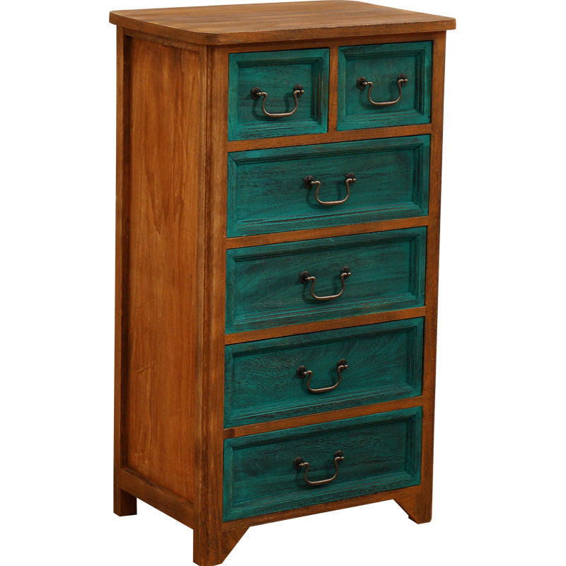 Coastal Storage Chest Dresser Solid Wood Storage Chest , 13.65 Inch Width