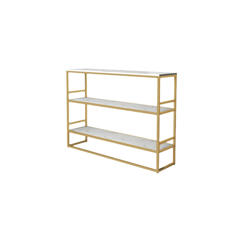 Home Dining Kitchen Island Table Modern Rectangle Shape Prep Table