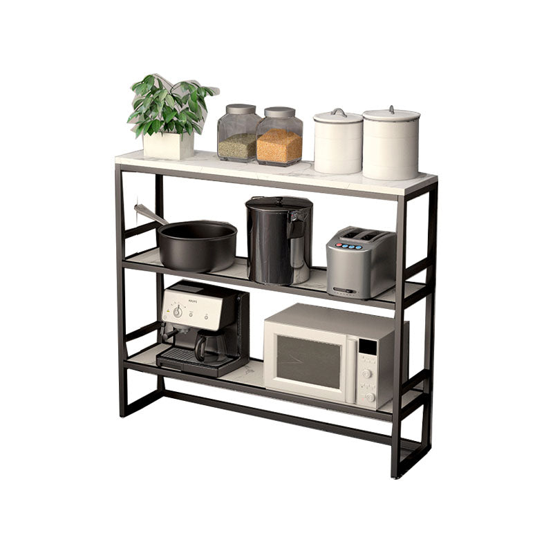 Home Dining Kitchen Island Table Modern Rectangle Shape Prep Table