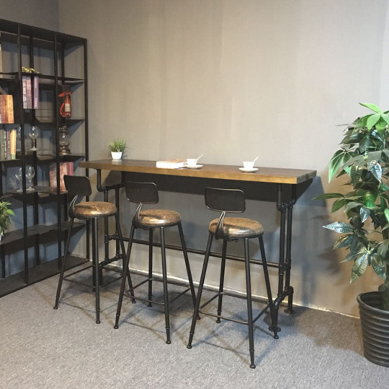 Industrial Bar Dining Table Cafe and Breakroom Bar Stool Table