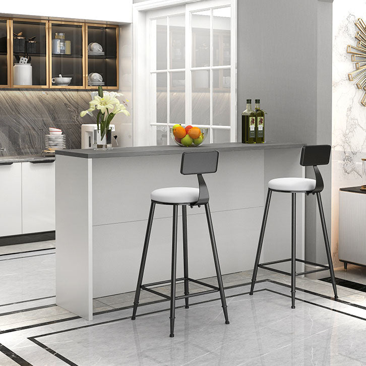 Contemporary Indoor Bar Dining Table Rectangle Bar Stool Table