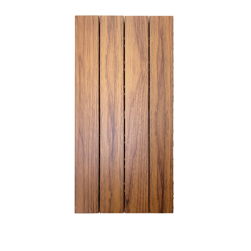 Engineered Flooring Planks Water Resistant Click-Locking for Patio Garden