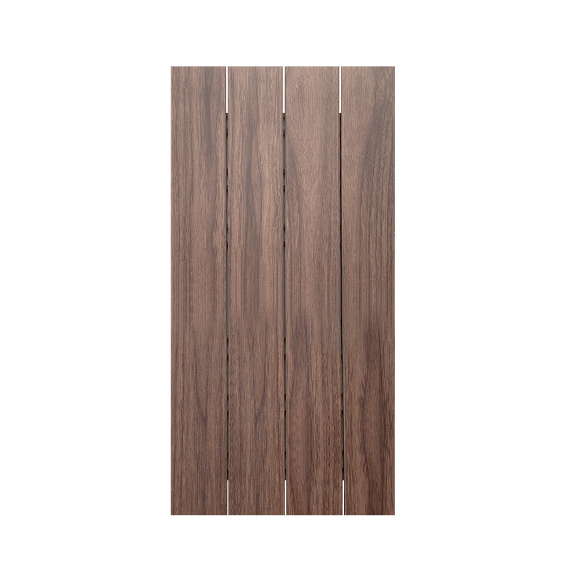 Engineered Flooring Planks Water Resistant Click-Locking for Patio Garden
