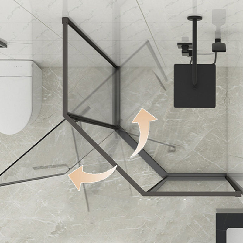 Tempered Framed Shower Bath Door Clear Scratch Resistant Shower Doors