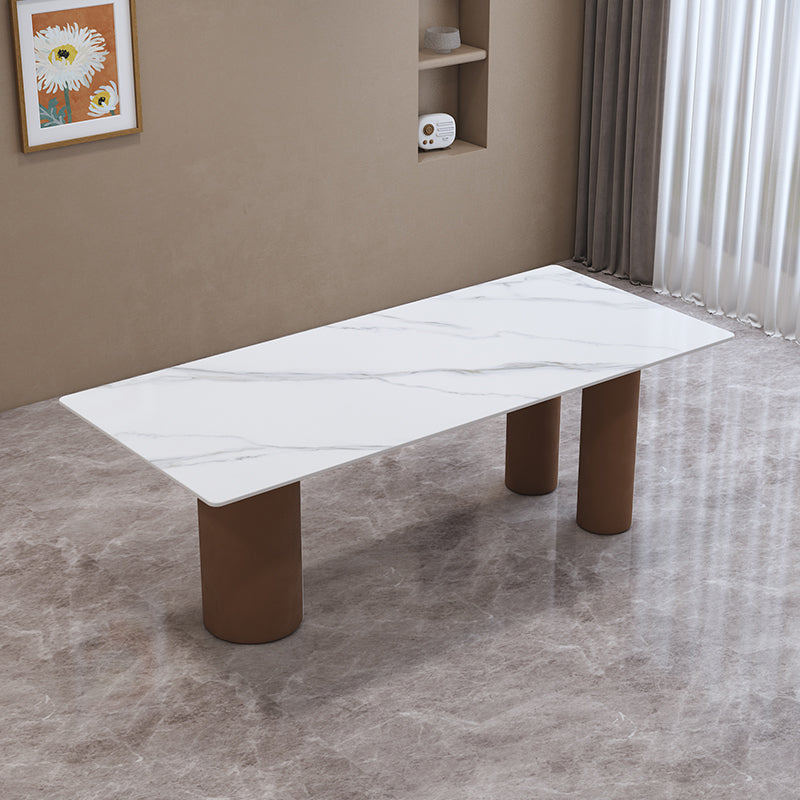 Contemporary Stone Furniture 1/5 Pcs Dining Room Table Set for Home
