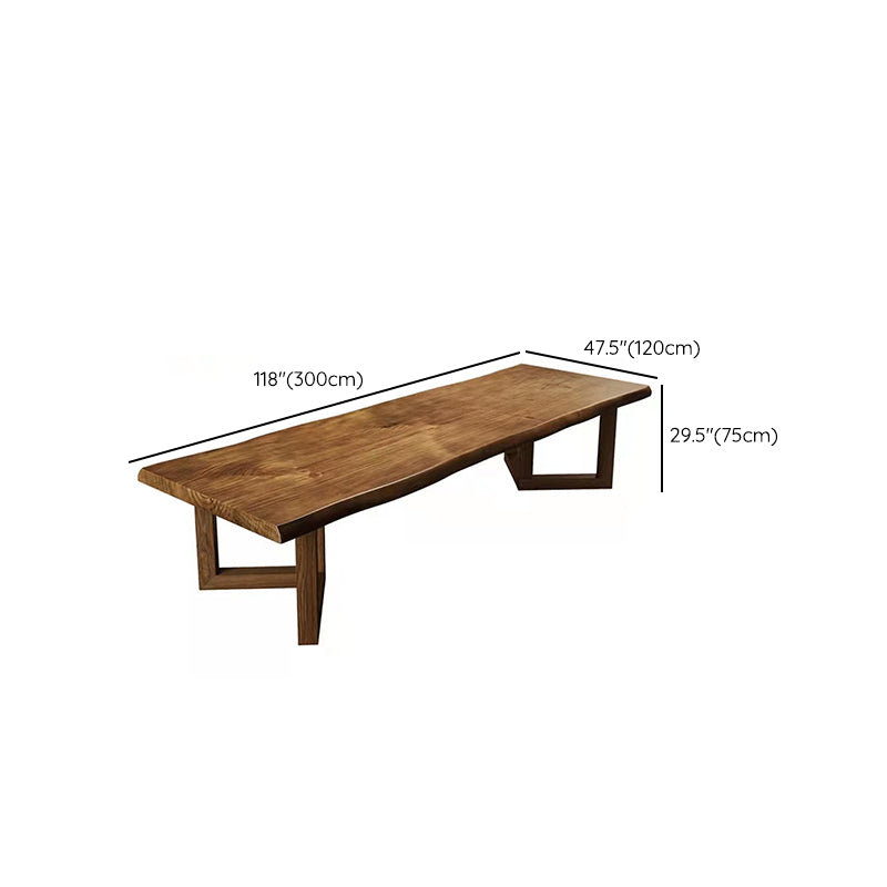 Modern Dining Room Set 1/4/9 Pcs Solid Wood Dining Set with Rectangle Table