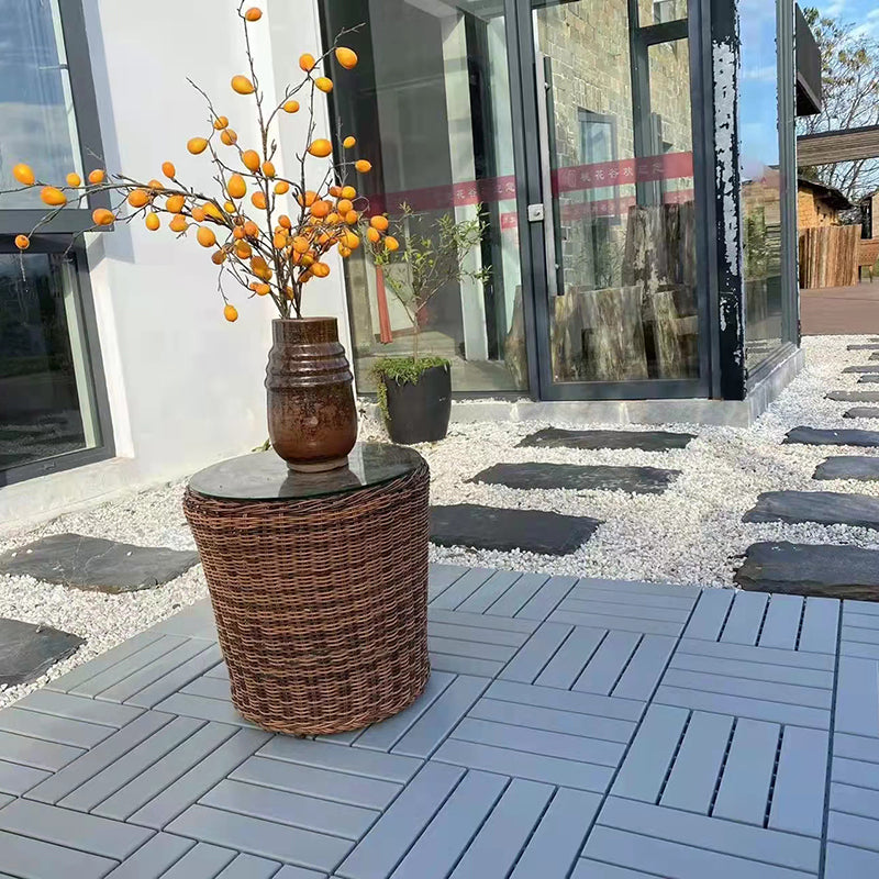 Outdoor Laminate Floor Square Wooden Composite Scratch Resistant Laminate Floor