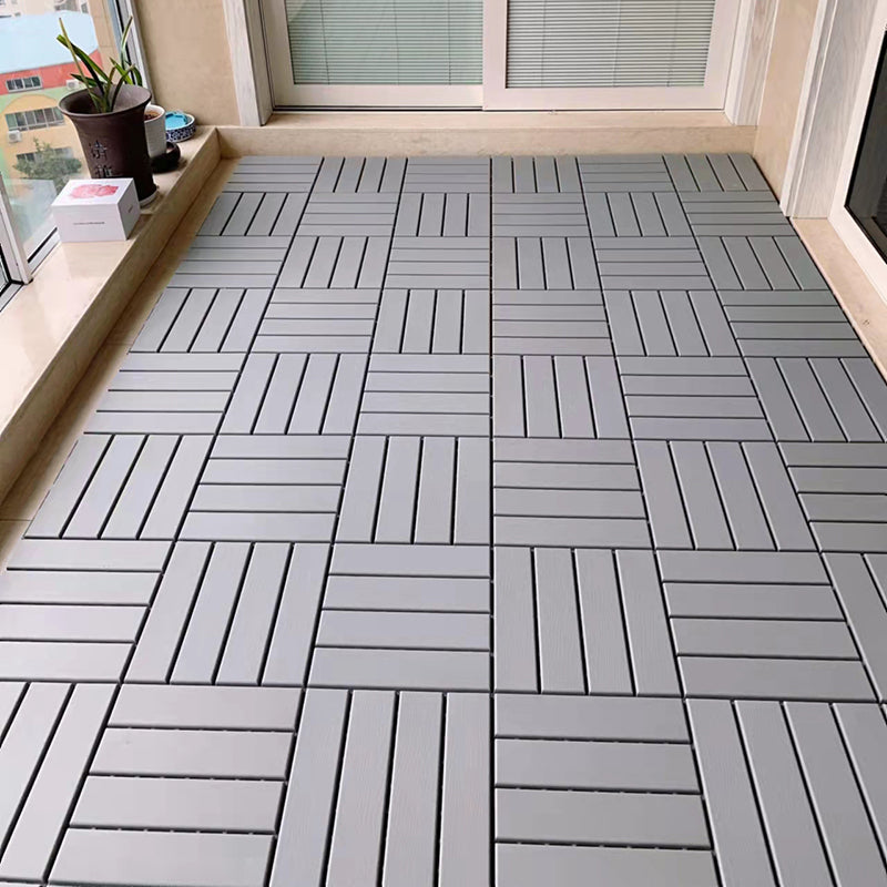 Outdoor Laminate Floor Square Wooden Composite Scratch Resistant Laminate Floor