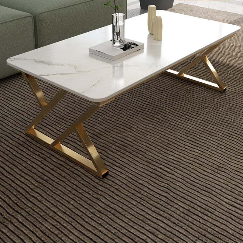 Modern Trestle Coffee Table SlateRectangle Coffee or End Table