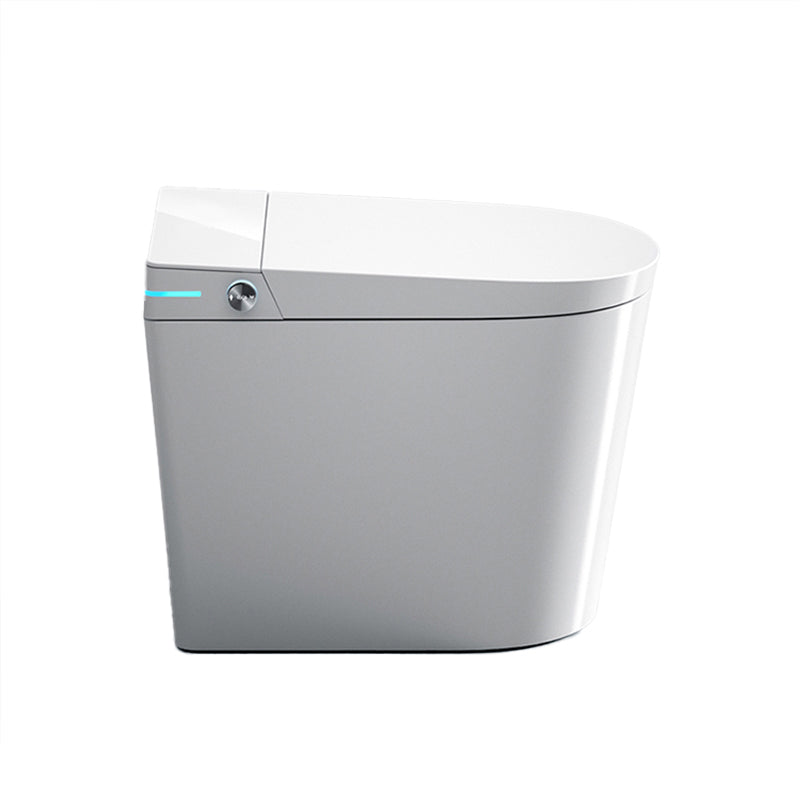 Contemporary White Floor Standing Bidet with Water Pressure Control