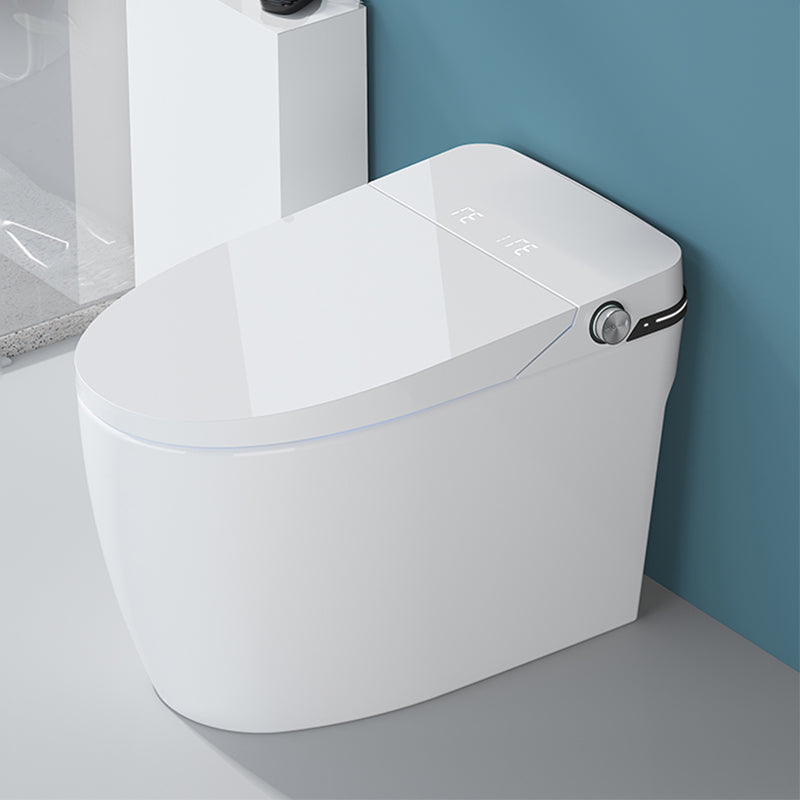 Floor Standing Bidet with Water Pressure Control and Warm Air Dryer