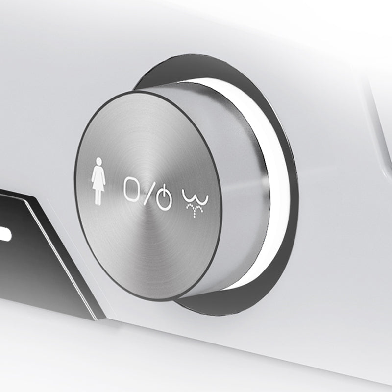 Floor Standing Bidet with Water Pressure Control and Warm Air Dryer