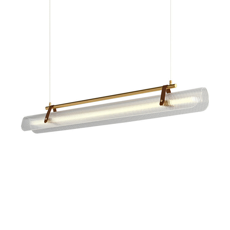 Single Golden/Black Modernism Island Lighting Unique LED Ceiling Light for Kitchen