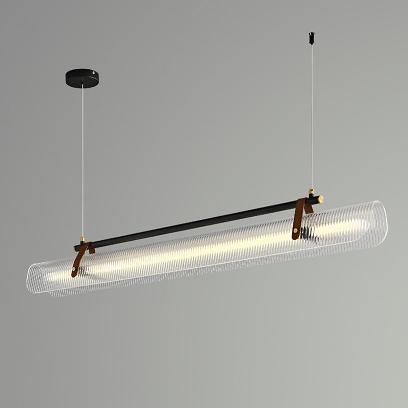 Single Golden/Black Modernism Island Lighting Unique LED Ceiling Light for Kitchen