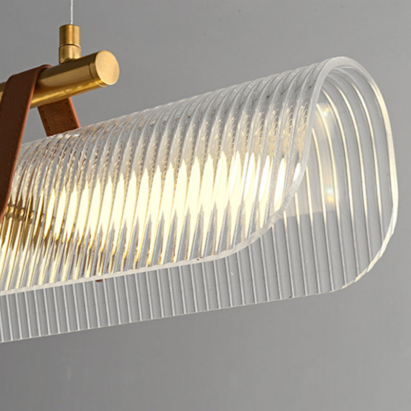 Single Golden/Black Modernism Island Lighting Unique LED Ceiling Light for Kitchen