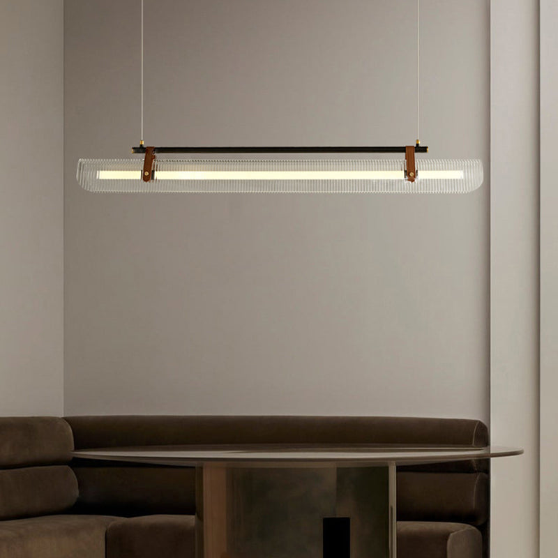 Single Golden/Black Modernism Island Lighting Unique LED Ceiling Light for Kitchen