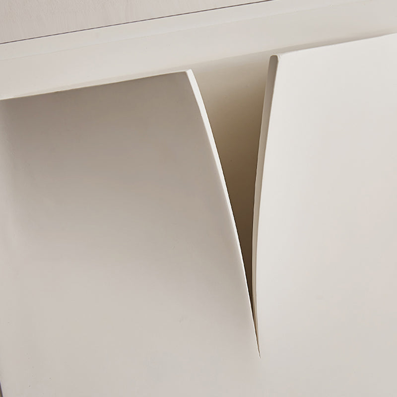 Contemporary Geometric Shape Wall Lamp Plaster Shade Wall Lighting for Living Room