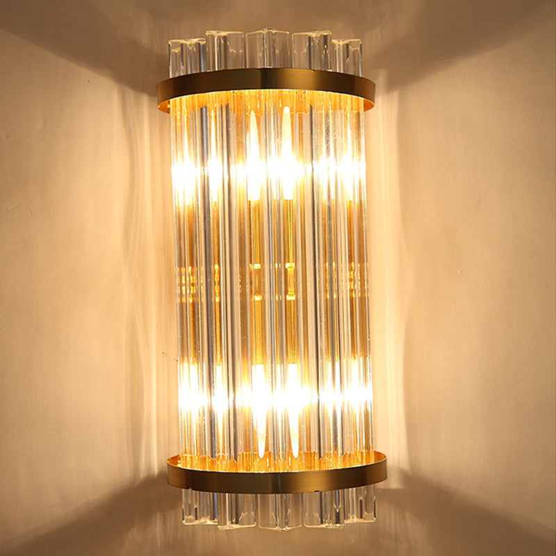 Geometric Wall Mount Lighting Simple Crystal 1 Light Wall Mounted Light for Bedroom