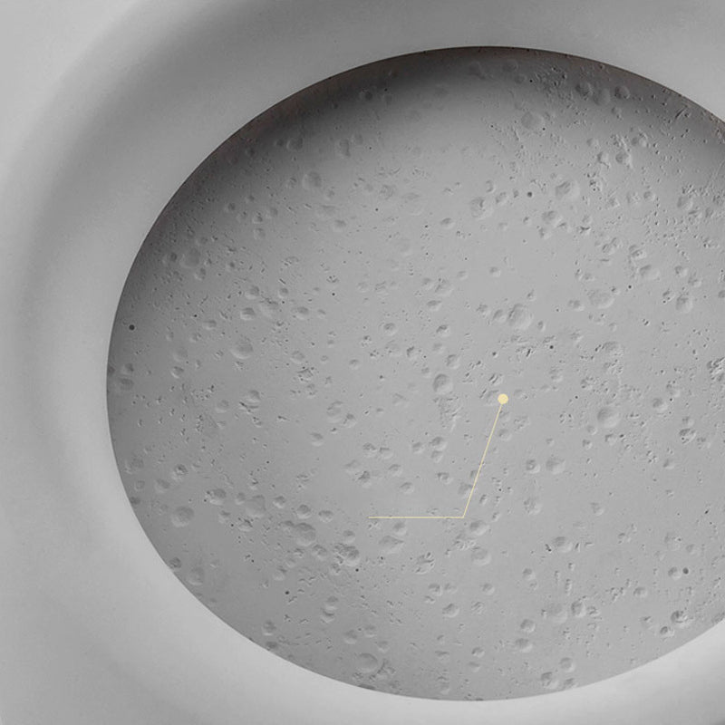 Simple Round Wall Lamps Stone Wall Light Fixtures for Living Room