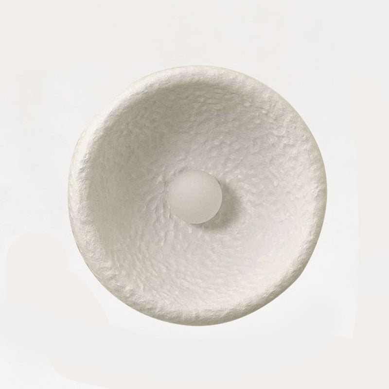 Modern Circular Wall Light Sconces Resin 1 Light Wall Lighting Fixtures