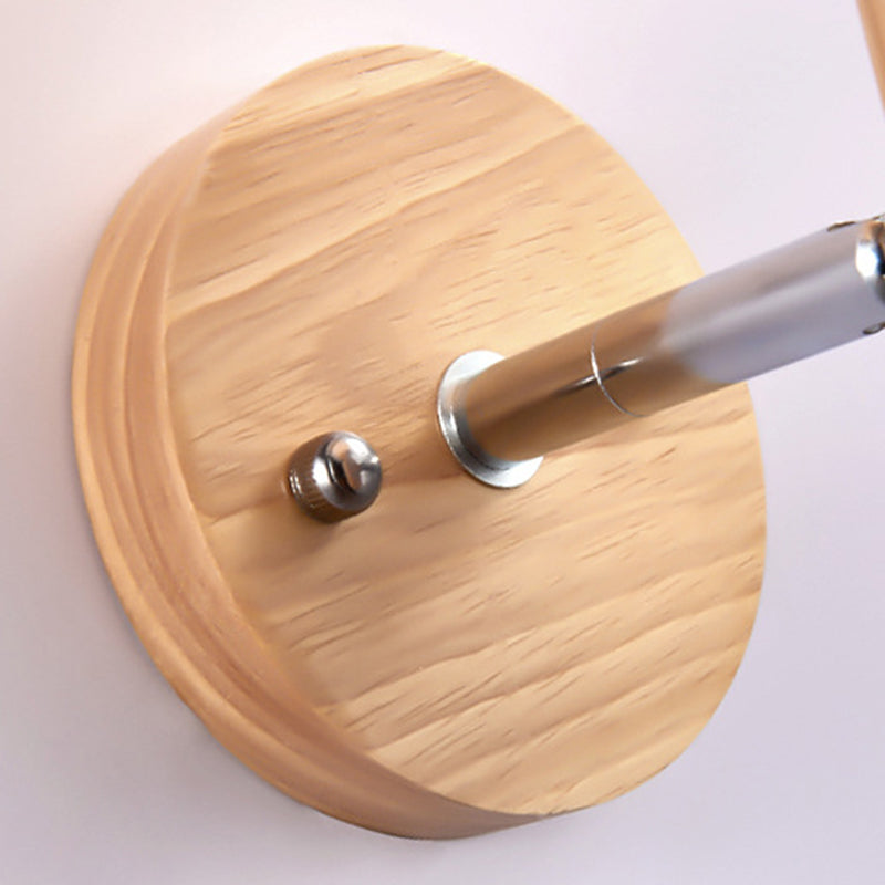 Nordic Style Vanity Light Antler Shape Vanity Lamp with Glass Shade for Shower Room