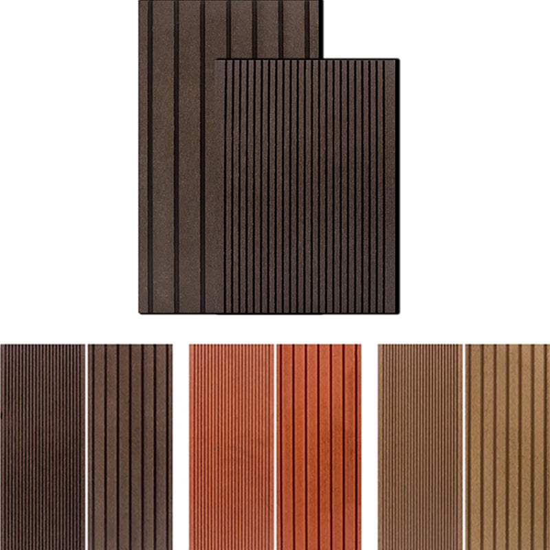 Composite Decking Tiles Garden Slat Nailed Patio Flooring Tiles