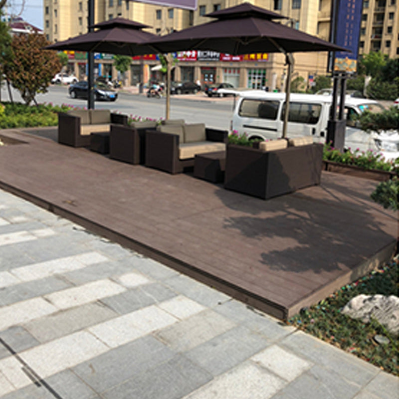 Composite Decking Tiles Garden Slat Nailed Patio Flooring Tiles