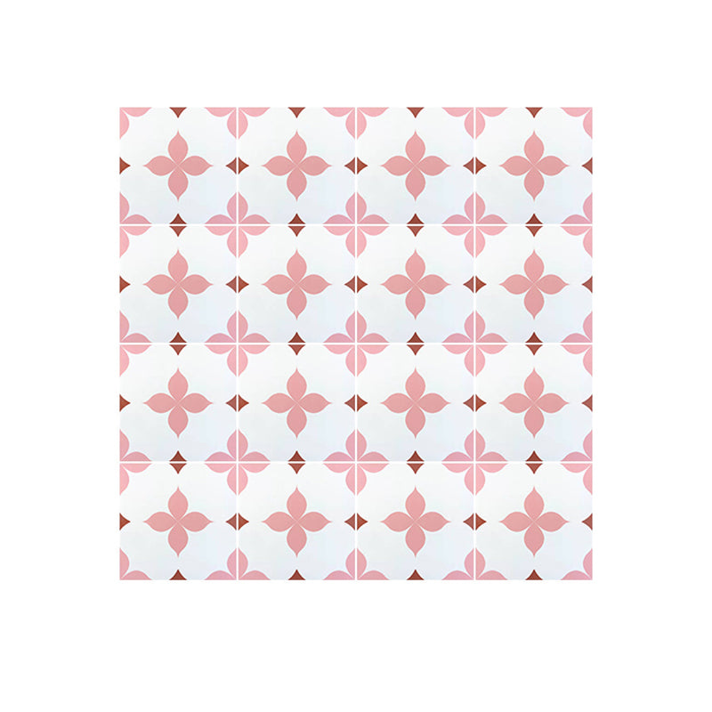 Modern Style Square Floor Tile Moroccan Print Straight Edge Waterproof Floor Tile