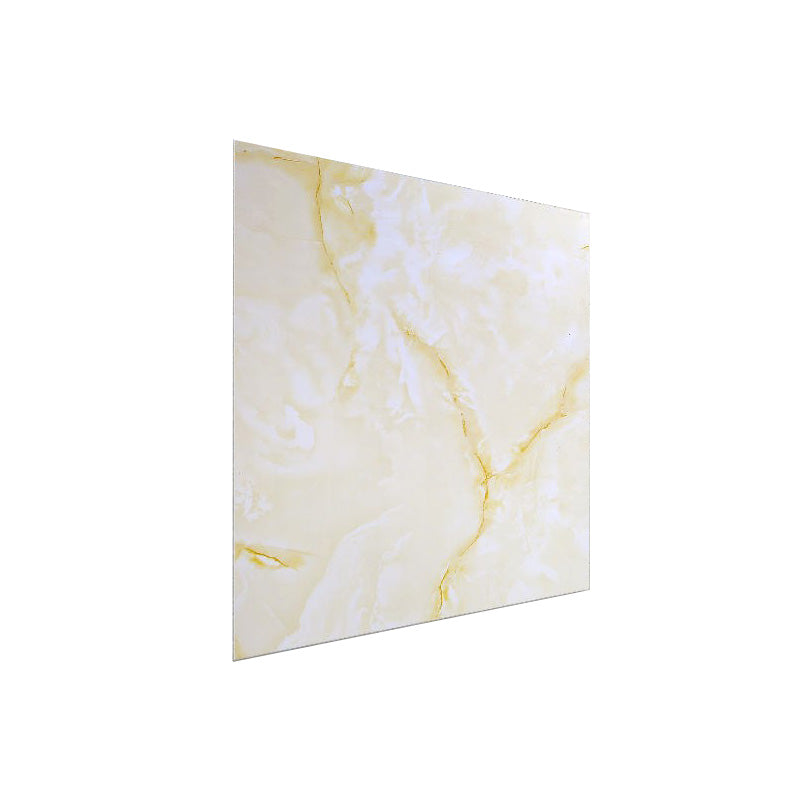 Home Indoor Vinyl Floor Peel and Stick Marble Print Square PVC Flooring