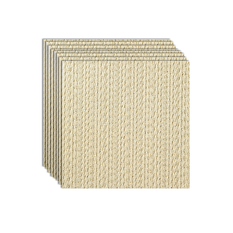Home Indoor Carpet Tiles Solid Color Square Stain Resistant Carpet Tiles