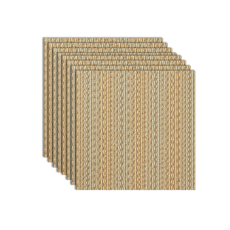 Home Indoor Carpet Tiles Solid Color Square Stain Resistant Carpet Tiles