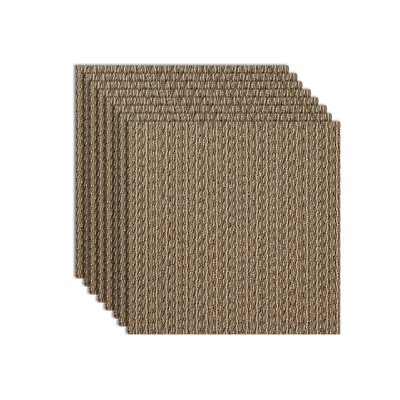 Home Indoor Carpet Tiles Solid Color Square Stain Resistant Carpet Tiles