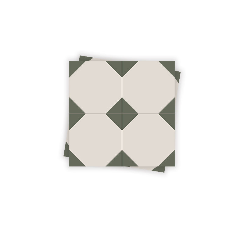 Square Peel & Stick Tile With Pattern Water Resistant Tile for Backsplash Wall