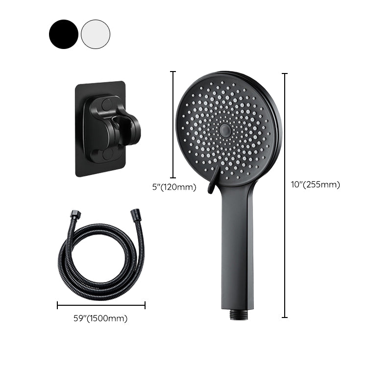 Plastic Handheld Shower Head Adjustable Spray Pattern Shower Head