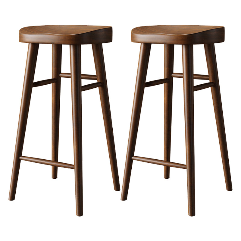 Modern Counter Height Pub Set 1/2/3 Pcs Solid Wood Bar Table and Stools