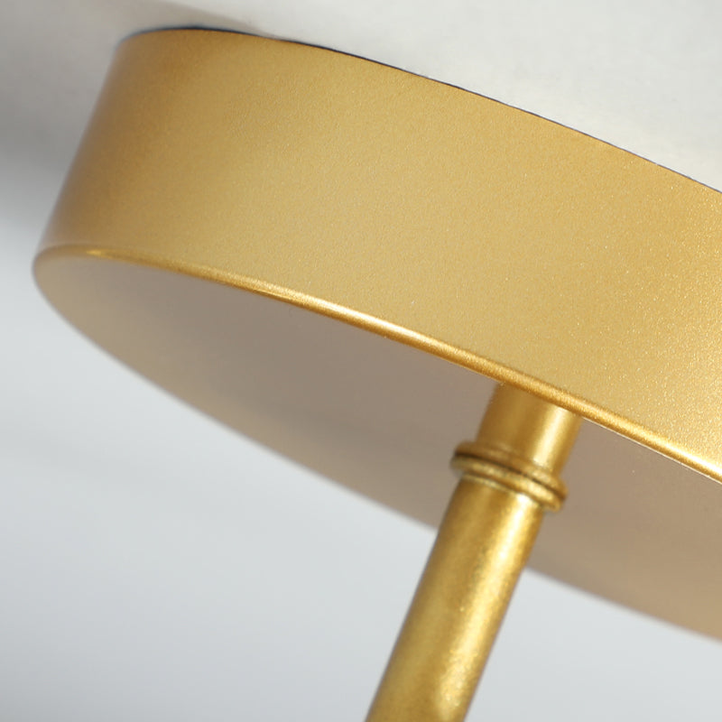 Minimalism Ceiling Light Twisted Flush Mount with Metal for Bedroom