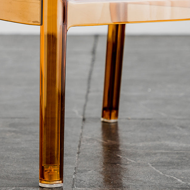 Living Room Acrylic Bar Stools Contemporary Low Back Counter Chair