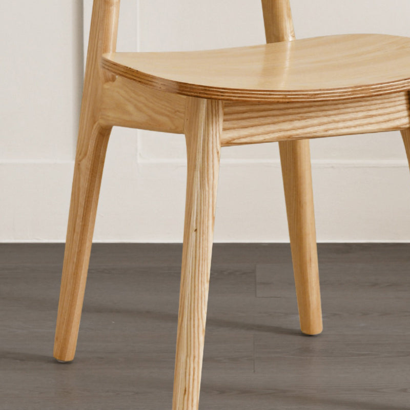 Solid Wood Dining Room Chairs Industrial Style Open Back Dining Chair