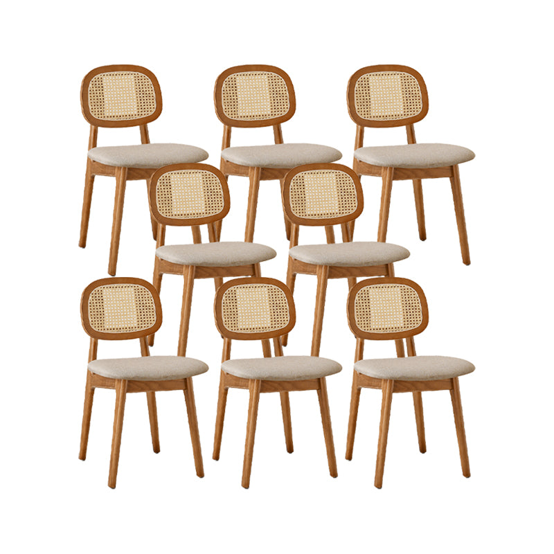 Solid Wood Dining Room Chairs Industrial Style Open Back Dining Chair