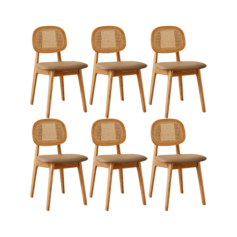 Solid Wood Dining Room Chairs Industrial Style Open Back Dining Chair