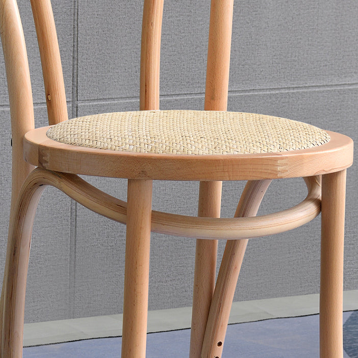 Industrial Kitchen Dining Chairs Solid Wood Windsor Back Side Chair