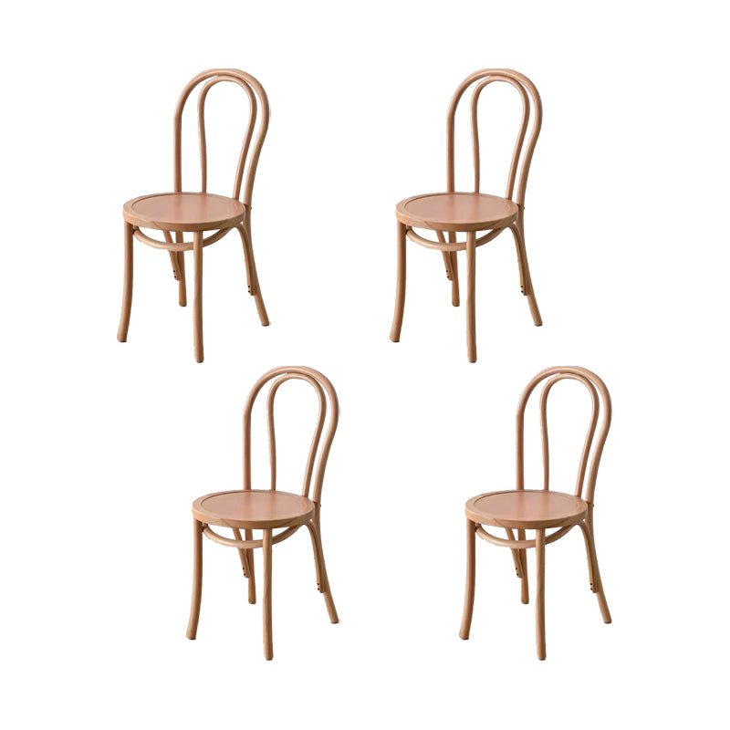 Industrial Kitchen Dining Chairs Solid Wood Windsor Back Side Chair