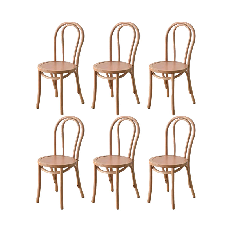 Industrial Kitchen Dining Chairs Solid Wood Windsor Back Side Chair