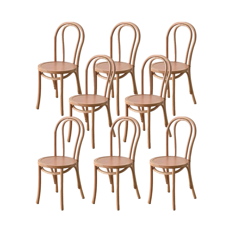 Industrial Kitchen Dining Chairs Solid Wood Windsor Back Side Chair
