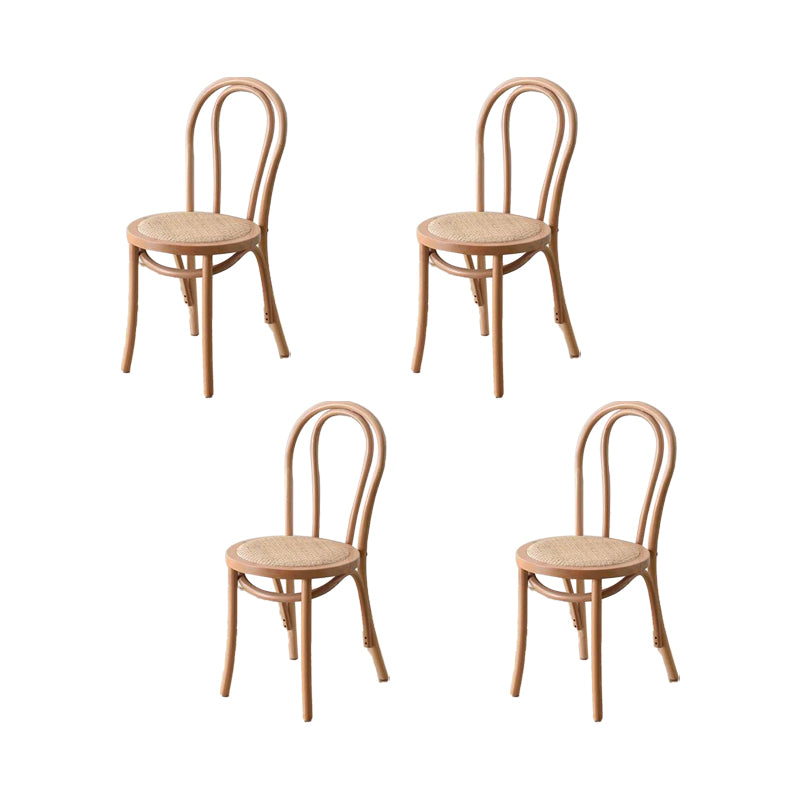 Industrial Kitchen Dining Chairs Solid Wood Windsor Back Side Chair