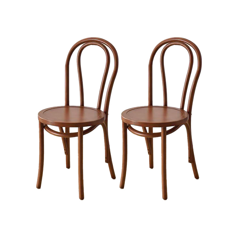 Industrial Kitchen Dining Chairs Solid Wood Windsor Back Side Chair
