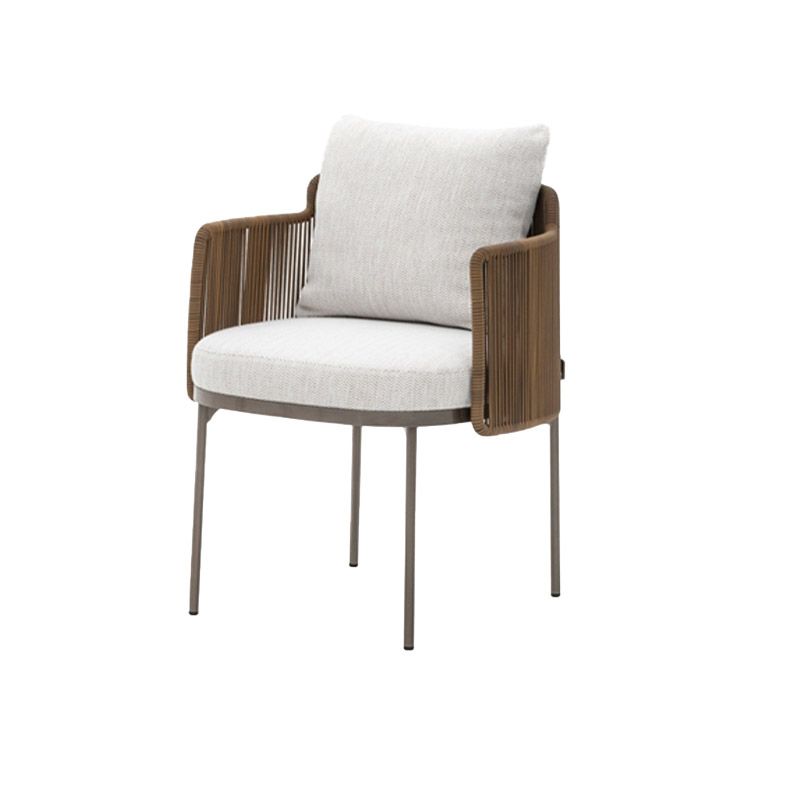 Boho Style 1/6/9 Pcs Patio Dining Table Set Wood Dining Table Set